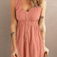 Magic Sleeveless Slit Dress