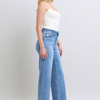 Judy Blue Full Size Wide Leg Jeans with Pockets