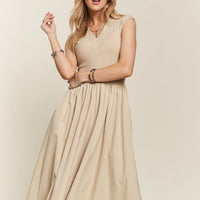 ADORA V-Neck Cap Sleeve Dress