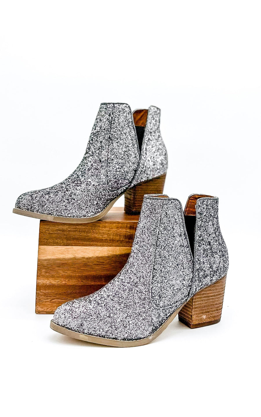 Fiera Booties in Pewter