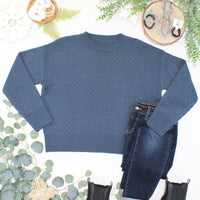 IN STOCK Gianna Pullover Sweater - Teal