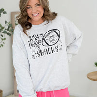 Here for the Snacks Crewneck