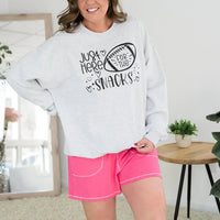 Here for the Snacks Crewneck