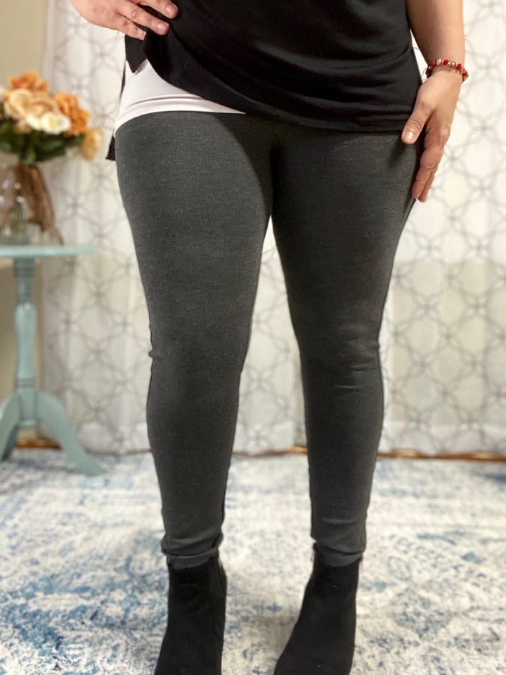 My Perfect Ponte Pants in Charcoal