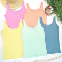 IN STOCK Kennedy Tank - Dusty Blue