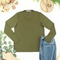 IN STOCK Larissa Long Sleeve - Dark Olive