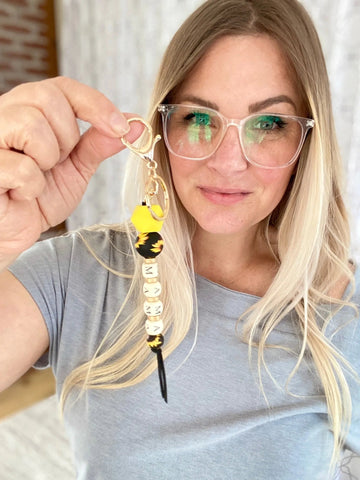 Mama Keychain in Sunflower