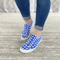 My Blue Gingham Babalu Shoes