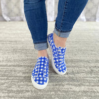 My Blue Gingham Babalu Shoes