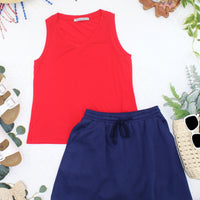 IN STOCK Noelle Tank - Red