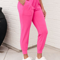 Always Accelerating Joggers in Sonic Pink