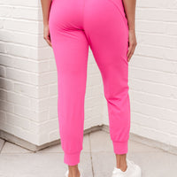 Always Accelerating Joggers in Sonic Pink