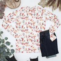 IN STOCK Blair Long Sleeve Top - Autumn Watercolor