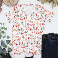 IN STOCK Sophie Top - Autumn Watercolor