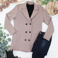 IN STOCK Scarlett Sweater Jacket - Mocha
