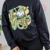 Shamrock Gnome Love Crewneck