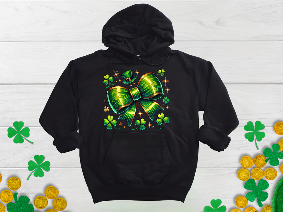 St. Patrick's Day Bow Hoodie