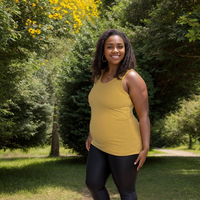 Strut Your Stuff Racerback Tank in Mustard