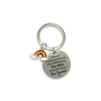 Teachers Make a Difference Keychain