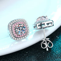 1 Carat Moissanite Stud Earrings