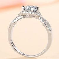 Feel The Joy 925 Sterling Silver Moissanite Ring