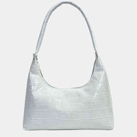 Textured PU Leather Shoulder Bag