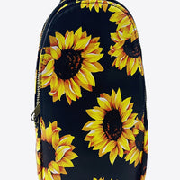 Printed PU Leather Sling Bag