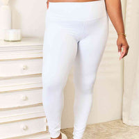 Double Take Wide Waistband Sports Leggings