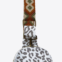 Printed PU Leather Sling Bag