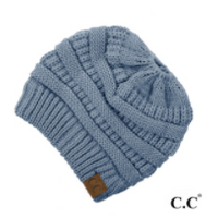 CC brand Messy Bun Beanie