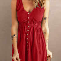 Magic Button Down Mini Dress