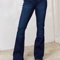 Kancan Full Size Mid Rise Flare Jeans