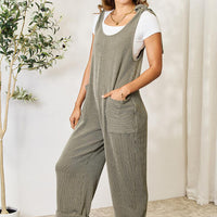 Celeste Full Size Straight Overall with Pockets