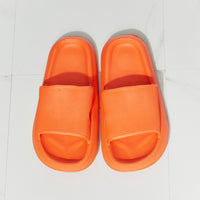 MMShoes Arms Around Me Open Toe Slide in Orange