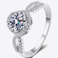 Feel The Joy 925 Sterling Silver Moissanite Ring