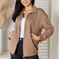 Heimish Full Size Zip-Up Jacket with Pockets