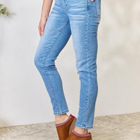 RISEN Full Size Mid Rise Skinny Jeans