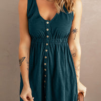 Magic Sleeveless Slit Dress