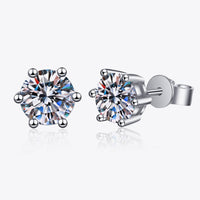 Moissanite Stud Earrings