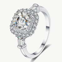 So Much Shine 2 Carat Moissanite Sterling Silver Ring