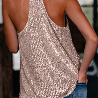 Sequin Racerback Tank