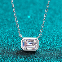 Beautiful Words 1 Carat Moissanite Pendant Necklace