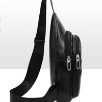 Large Capacity Sling Bag with USB Design