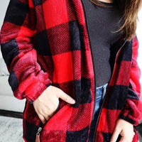 Buffalo Plaid Full Zipfleece