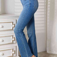 Judy Blue Full Size Straight Leg Jeans with Pockets