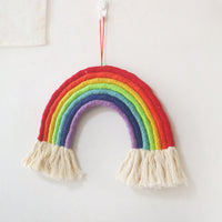 Rainbow Fringe Trim Wall Hanging Decor