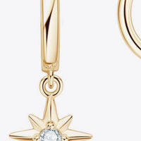 Moissanite Star Drop Earrings