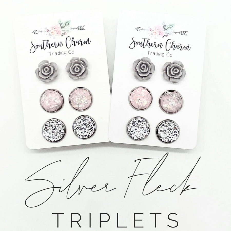 Silver Fleck Triplets