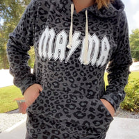 MAMA leopard hoodie