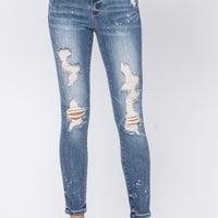 She’s All That Bleach splash Skinnies
